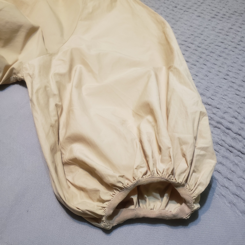& Other Stories Stockholm Atelier Tiered Button-Up Puff Sleeve Mini Dress L - Picture 9 of 12
